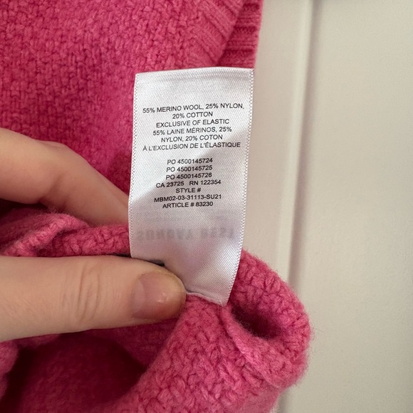 Aritzia Sunday Best Sparrow Sweater Vest Pink Small - Picture 7 of 7